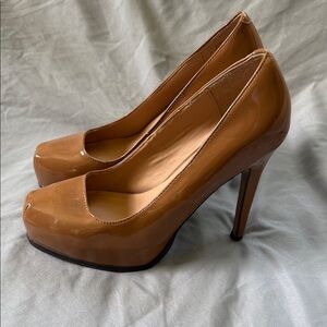 Steve Madden Glossy Brown Heels